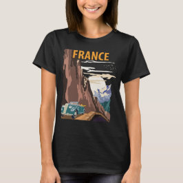 Frankreich mit dem Auto T-Shirt