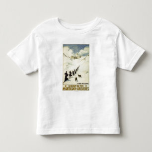 Frankreich - Mönch-Ski fahren Kleinkind T-shirt