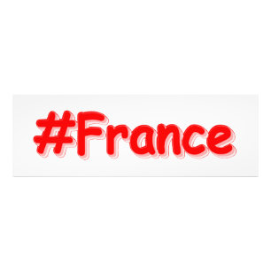 "#Frankreich" Niedliches Design. Jetzt kaufen Fotodruck
