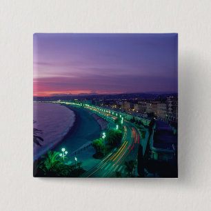 Frankreich, Nizza. Button