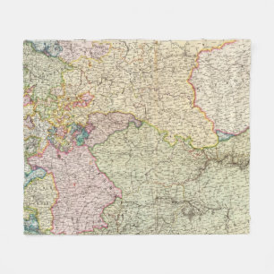 Frankreich Nordost Fleecedecke