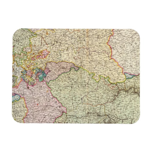 Frankreich Nordost Magnet (Horizontal)