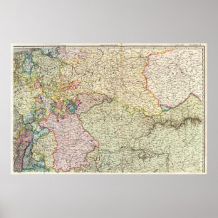 Frankreich Nordost Poster