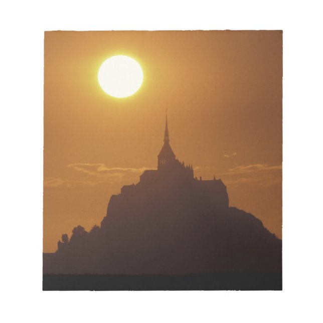 Frankreich, Normandie. Mont Saint Michele Notizblock (Vorderseite)