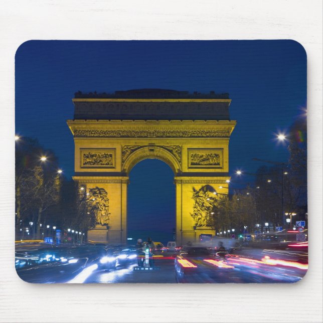 Frankreich, Paris. Der Triumphbogen und der Mousepad (Vorne)