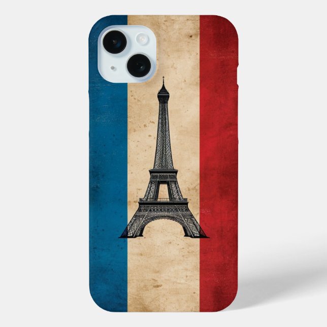 Frankreich Paris Eiffel Tower Case-Mate iPhone Hülle (Rückseite)