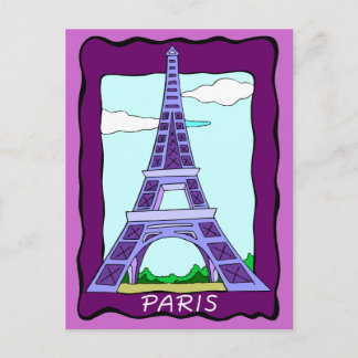 Frankreich Paris Eiffel Tower Postkarte