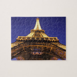 FRANKREICH, Paris Eiffelturm, Abendansicht