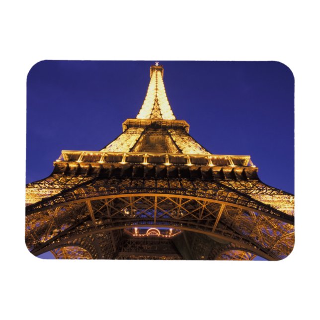 FRANKREICH, Paris Eiffelturm, Blick auf den Abend Magnet (Horizontal)