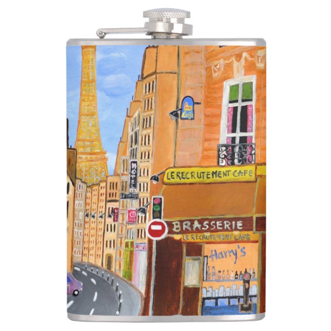 Frankreich, Paris Flasche  Flachmann (Vorderseite)