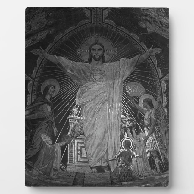 Frankreich Paris Hauptmosaik Sacred Heart jesus 19 Fotoplatte (Vorderseite)