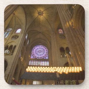 Frankreich, Paris. Innenansicht der Kathedrale Not Getränkeuntersetzer