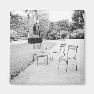 FRANKREICH, Paris: Luxemburg Gardens Statue Magnet