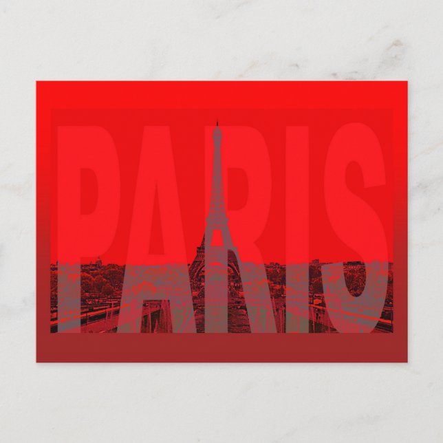 Frankreich Paris Postkarte (Vorderseite)