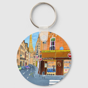 Frankreich, Paris, Rue Dominique Schlüsselanhänger