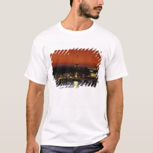Frankreich, Paris Sonnenuntergang Blick auf Eiffel T-Shirt