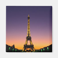 Frankreich, Paris, Tour Eiffel bei Sonnenuntergang