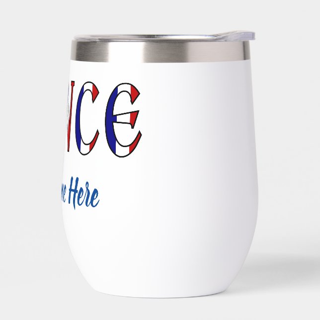 Frankreich: Personalisierte französische Flaggenfa (Links)