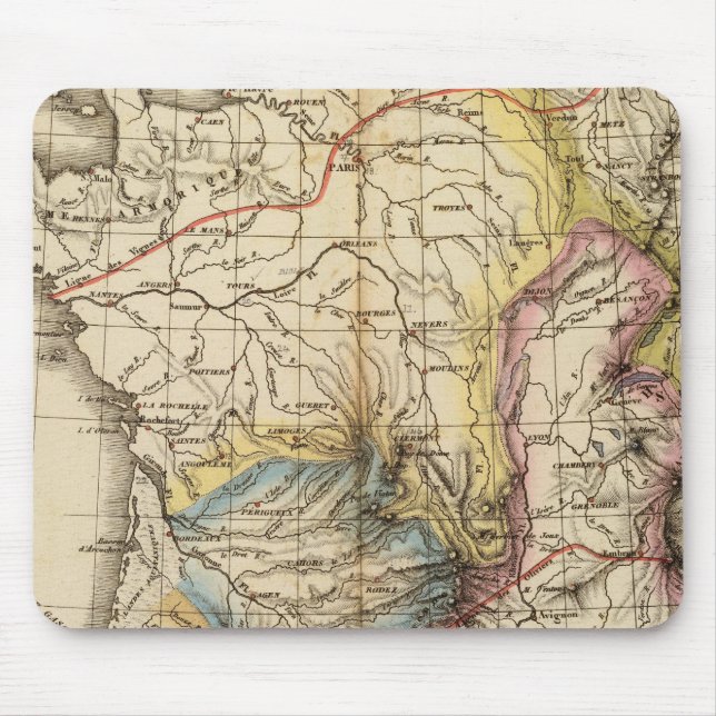 Frankreich-Physik Mousepad (Vorne)