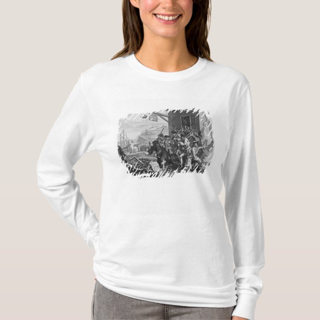 Frankreich, Platte I "der Invasion", 1756 T-Shirt (Vorderseite)