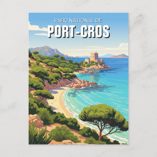 Frankreich Port-Cros National Park Travel Postkarte