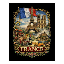 Frankreich Poster