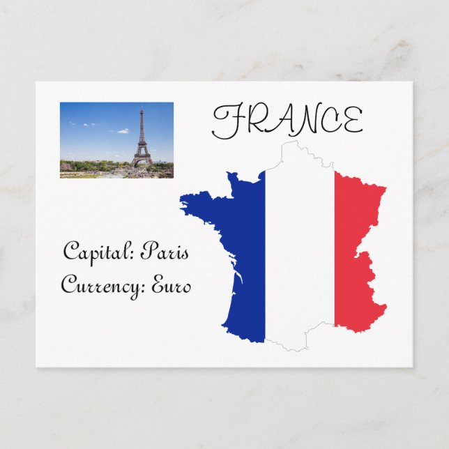 Frankreich Postkarte (Vorderseite)