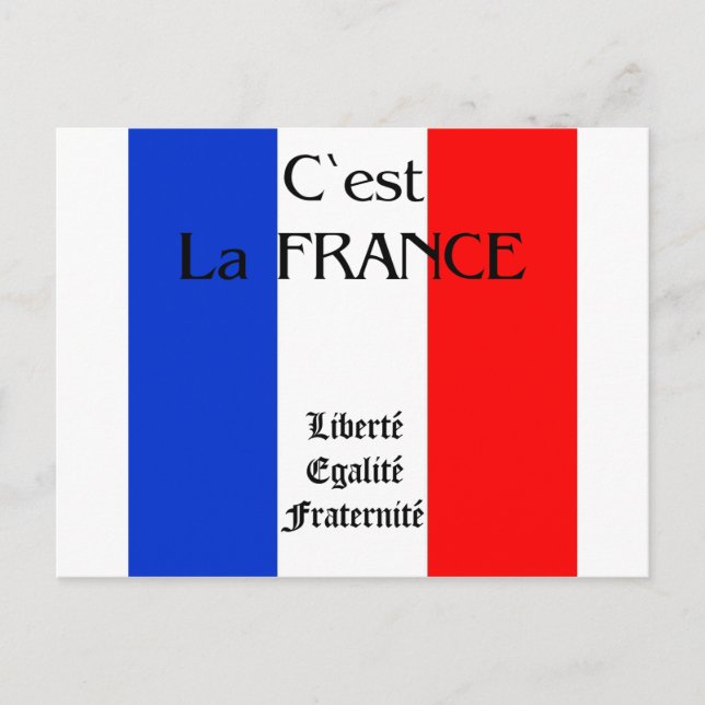 Frankreich Postkarte (Vorderseite)