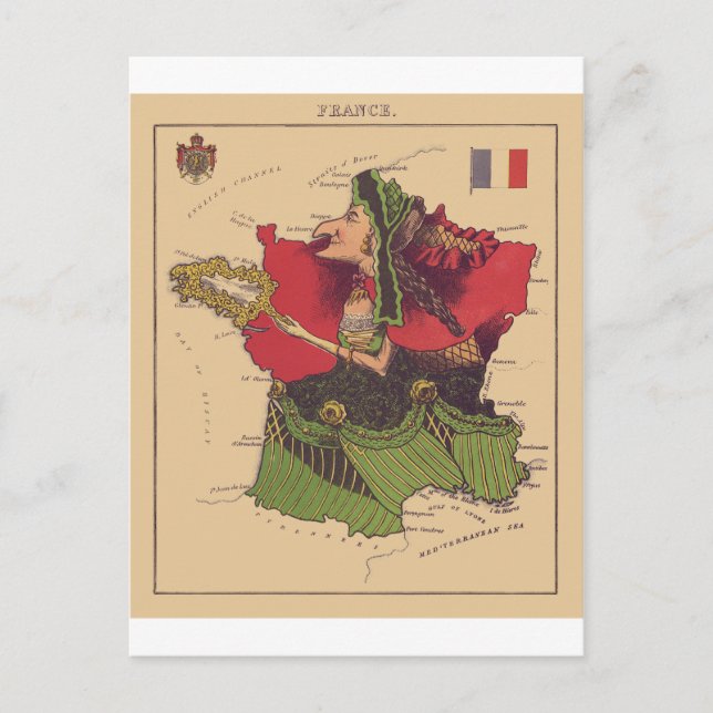 Frankreich Postkarte (Vorderseite)