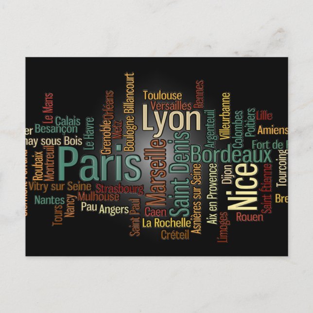 FRANKREICH Postkarte (Vorderseite)