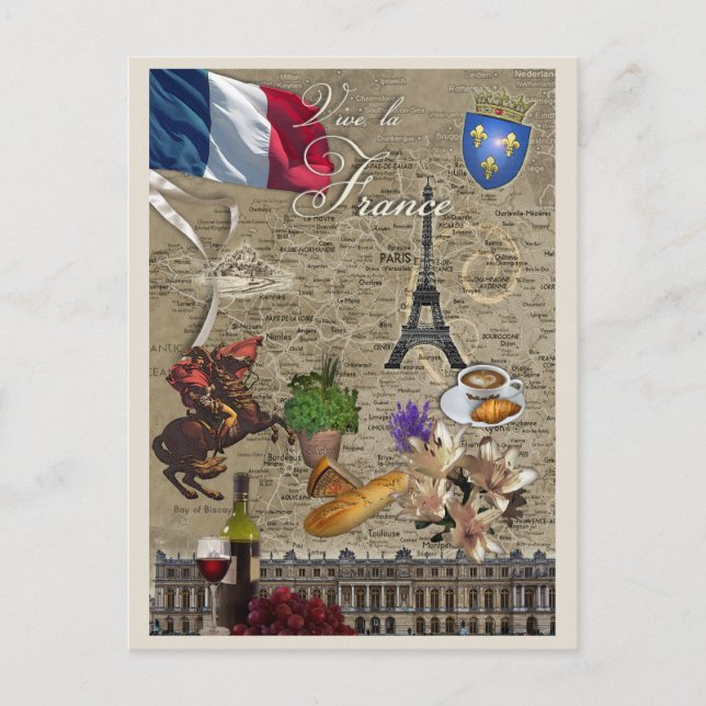 Frankreich Postkarte (Vorderseite)