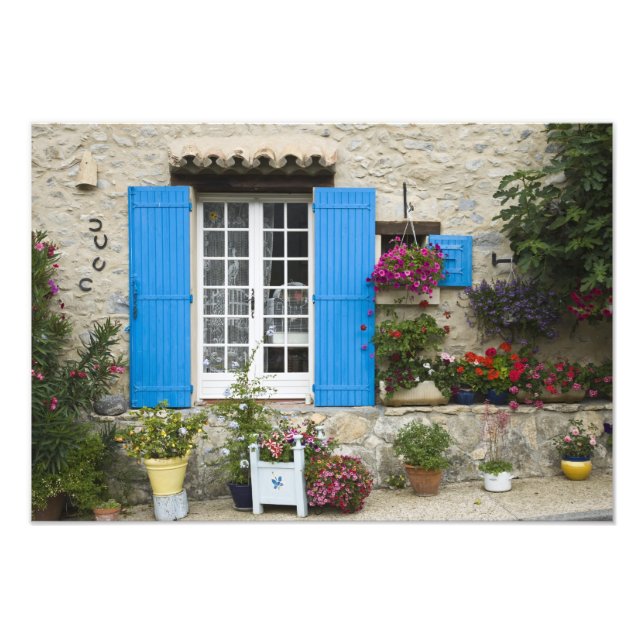 Frankreich, Provence, Saint-LÈger-du-Ventoux. Fotodruck (Vorne)