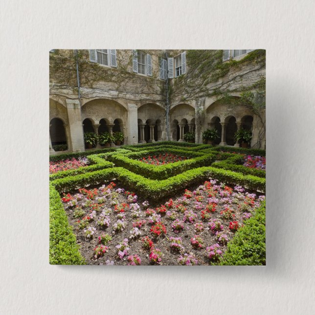 Frankreich, Provence, St. Remy-de-Provence.Garten Button (Vorderseite)