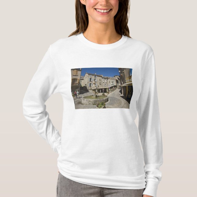 Frankreich, Provence, Valensole. Touristen erkunde T-Shirt (Vorderseite)