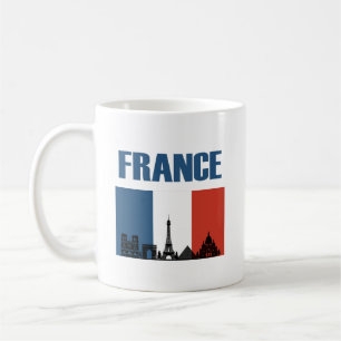 Frankreich Reisen - Paris City Skyline Französisc Kaffeetasse