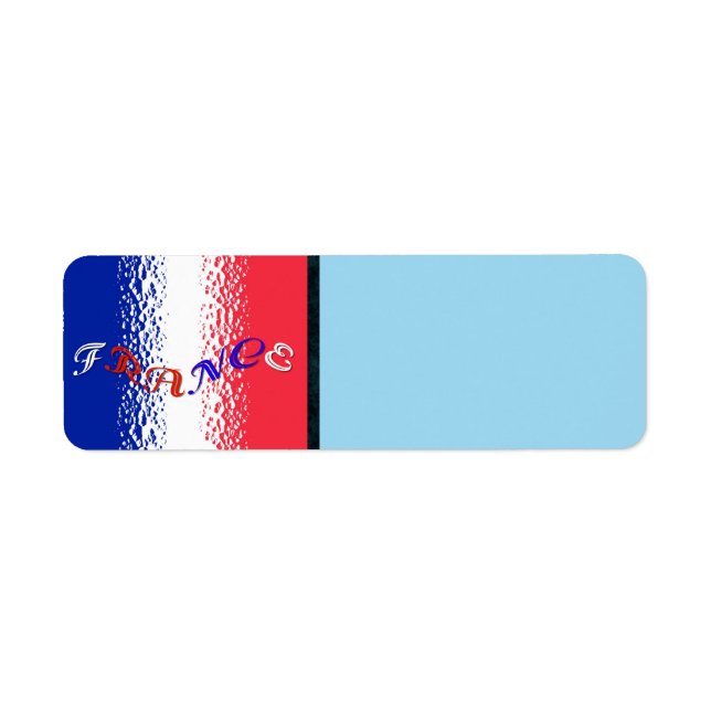 Frankreich Rücksendeadresse (Vorne)
