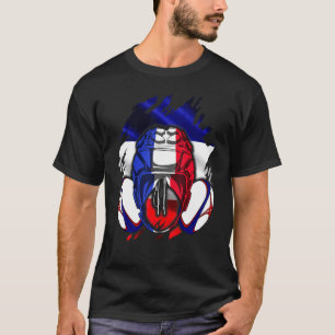 Frankreich Rugby Jersey Frankreich Flaggenstaat Ru T-Shirt