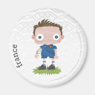 Frankreich-Rugby-Kühlschrankmagnet Magnet