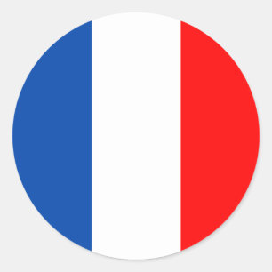 Frankreich Runder Aufkleber