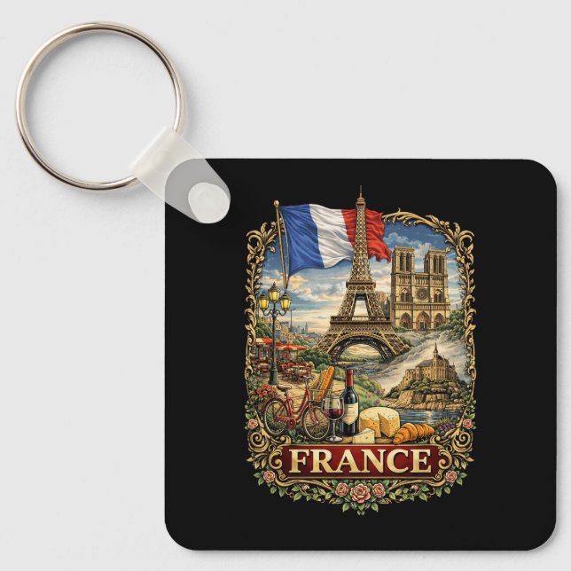 Frankreich Schlüsselanhänger (Vorderseite)