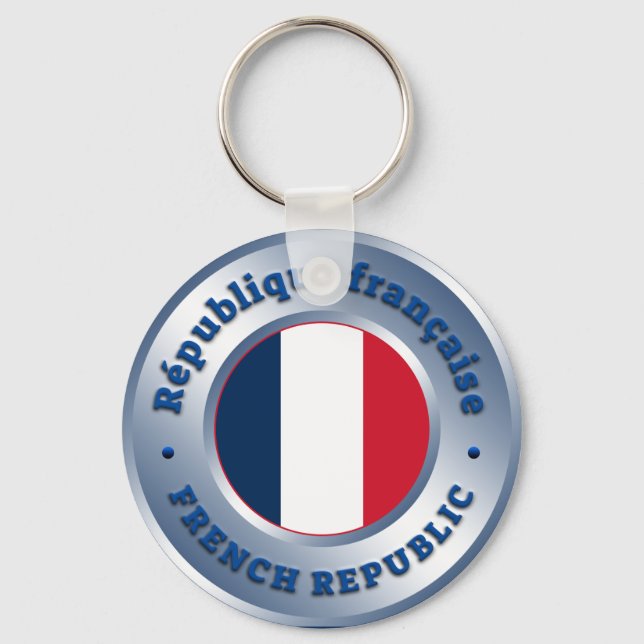 Frankreich Schlüsselanhänger (Vorderseite)