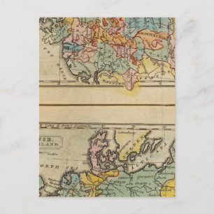 Frankreich, Schweiz, Deutschland Postkarte