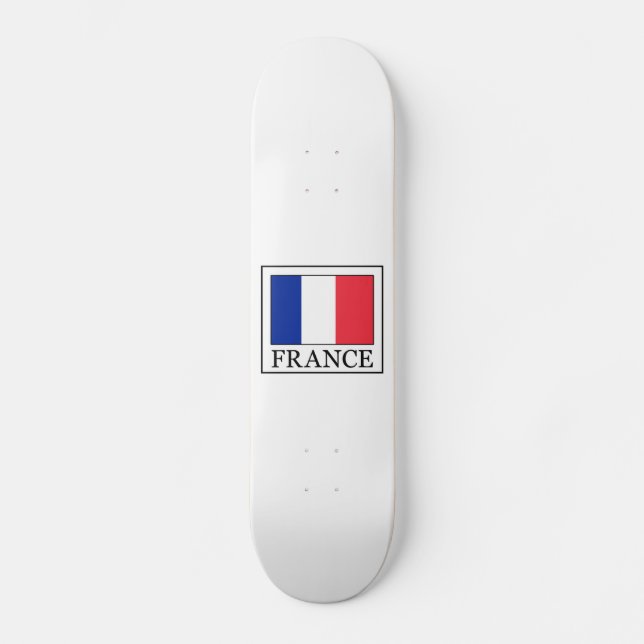 Frankreich Skateboard (Vorderseite)
