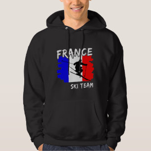 Frankreich Ski Hoodie