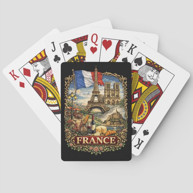 Frankreich Spielkarten (Rückseite)
