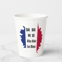 Frankreich Stolz Fußballparty Allez Les Bleus Bech