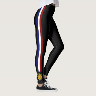 Frankreich stripes Flagge Leggings