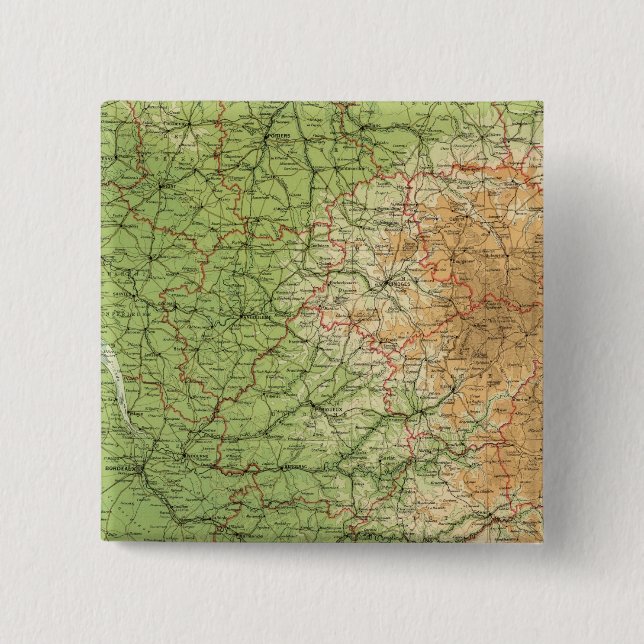 Frankreich Südwestteil Bordeaux Button (Vorderseite)