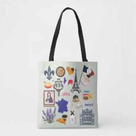 Frankreich Symbole Tasche