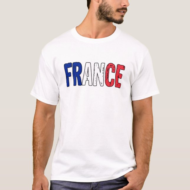 Frankreich T-Shirt (Vorderseite)